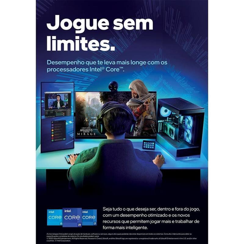 Processador Intel Core i7-14700KF, 14ª Geração, 5.6 GHz Max Turbo